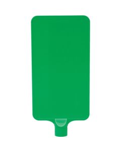 ป้ายสี 8Y0195 "เรียบ" แนวตั้ง สีเขียว