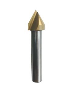ดอกเคาเตอร์ซิงค์ HSS No. 21611-1 60° 1 ร่อง การเคลือบผิว HSS TiN