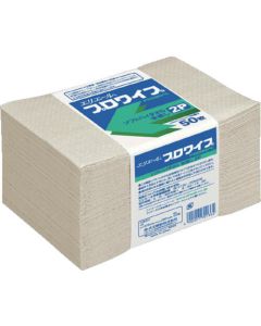 ผ้าขนหนูนุ่มสูงไม่ฟอกขาว 2P (50 แผ่น x 18 ห่อ = 900 แผ่น)