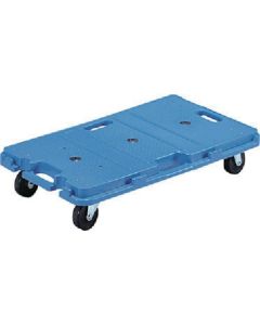 รถเข็นแพลตฟอร์มเรซิน รุ่นหมายเลข 802603 ยี่ห้อ Sanfel Carry S รับน้ำหนักได้ 120 กก. สีน้ำเงิน