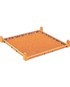 ภาชนะบรรจุอาหาร ยี่ห้อ Seiro รุ่น 101220 ชนิดที่ 4 (PP) สำหรับปลาซาร์ดินแห้ง ขนาด 11.8 ลิตร สีส้ม