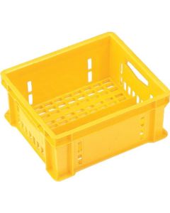 ภาชนะขนส่งเครื่องดื่ม 201254 กล่องนม S-20A-2 (สำหรับบรรจุภัณฑ์ทรงจั่วขนาด 300 มล. จำนวน 20 ชิ้น) สีเหลือง