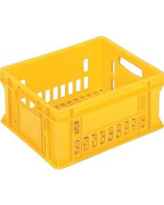ภาชนะขนส่งเครื่องดื่ม 201162 กล่องนม M-20 (สำหรับบรรจุภัณฑ์ทรงจั่วขนาด 300 มล. จำนวน 20 ชิ้น) สีเหลือง