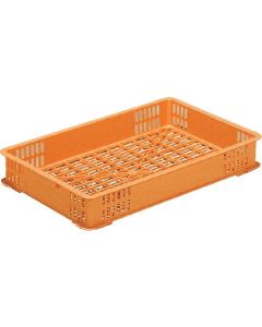 กล่องบะหมี่สำเร็จรูป รุ่น 101300 แบบที่ 1 (พลาสติก PP) สีส้ม