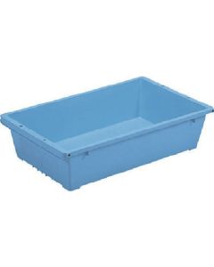 ถังสำหรับงานวิศวกรรมโยธา Tough Tub 60 (กล่องล้อลากขนาดใหญ่พิเศษ - 2) รหัส 207000 ไม่มีรูระบายน้ำ ความจุ 67.7 ลิตร สีฟ้าอ่อน
