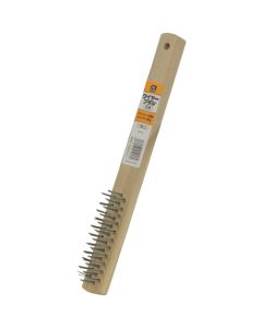 Wood-handled 3-line Brush