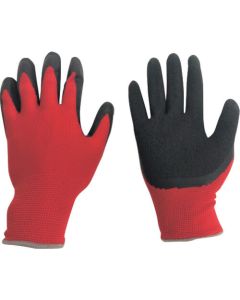 Latex Coated Knitted Gloves Power Red