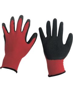 13G Latex Coated Gloves POWER RED 10Pairs (LSize) 1ชุด