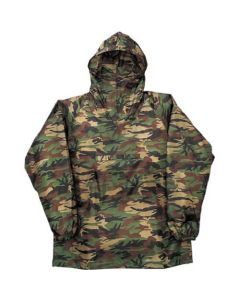 เสื้อแจ็คเก็ตลายพราง สีเขียว 4L