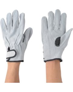 Cow Split Leather Gloves 10ชุด