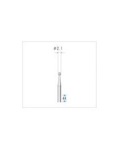 ลูกคัตเตอร์คาร์ไบด์ (single cut) เส้นผ่านศูนย์กลางใบมีด 2.1mm ความยาวใบมีด 2.1mm