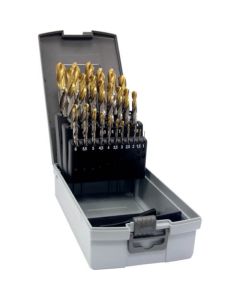 TiN-top Coated HSS Jobber Drill Set (24pcs)