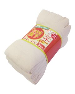 Natural Color 5 Fingers Socks 5 Pairs Pack #865 ชุดละ 5คู่