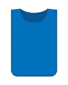 เสื้อกั๊กเซฟตี้ (เอี๊ยม) สีน้ำเงินล้วน ชนิดเอี๊ยม -100 (สีน้ำเงิน) ผ้า 600 x 440มม.