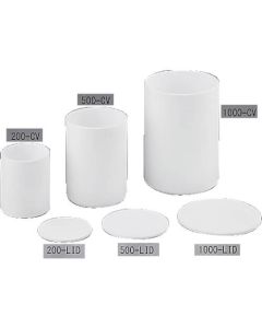 ภาชนะทรงกระบอก PTFE 100-LID