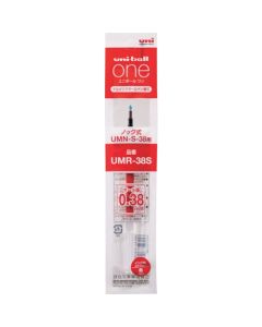 ไส้ปากกาหมึกเจล Uni Ball ONE 0.38mm หมึก Red