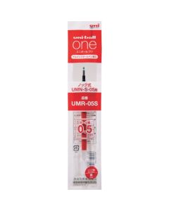 ไส้ปากกาหมึกเจล Uni Ball ONE 0.5mm หมึก Red