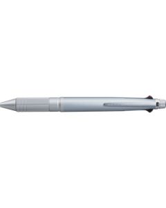ปากกาลูกลื่น JETSTREAM 4 สี 0.5mm / ดินสอกด 0.5mm (ด้าม Ice Silver)