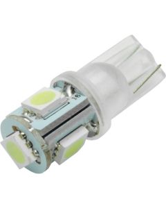 หลอดไฟ LED T10 แบบลิ่ม 3 ชิป 4 SMD จำนวน 2 ชิ้น