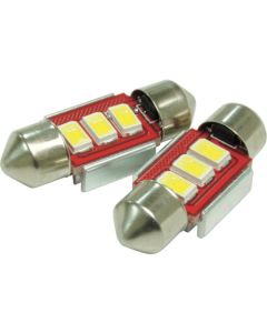 โคมไฟห้อง LED 3 ชิป 3 SMD ขนาด 31 มม. (2 ชิ้น)