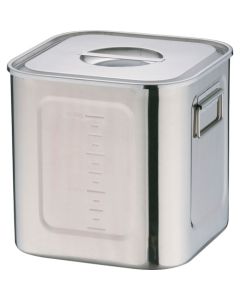 หม้อครัวทรงสี่เหลี่ยมลึก EcoClean UK 18-8 ขนาด 30 ซม.