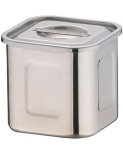 หม้อครัวทรงสี่เหลี่ยมลึก EcoClean UK 18-8 ขนาด 8 ซม.