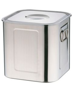 หม้อครัวทรงสี่เหลี่ยมลึก EcoClean UK 18-8 ขนาด 39 ซม.