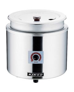 เครื่องอุ่นซุปไฟฟ้า KINGO (แบบอ่างน้ำ) 11 ลิตร รุ่น D9001