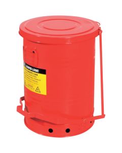 Fire-resistant waste cans for oily waste