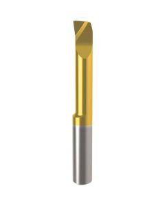 เม็ดมีดเซาะร่องสำหรับการประมวลผลเส้นผ่านศูนย์กลางภายใน การเคลือบ TiN GT106.0857.005.27.60 แอล