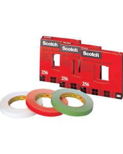 เทปป้ายสี 256 แดง 19มม. x 54.8ม