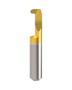 Grooving Tool Cutting insert for internal grooving. full radius slots TiN coating GE106.0150.075.17.60.R 1เส้น
