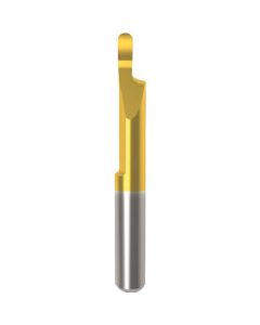 Grooving Tool Cutting insert for axial grooving bores. full radius slots TiN coating GA106.0150.075.22.60.R 1เส้น
