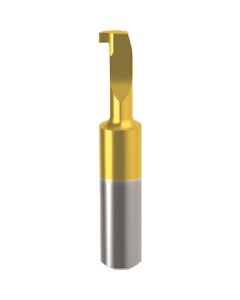 Grooving Tool Cutting insert for internal grooving. straight slots TiN coating GE106.0100.000.22.50.R 1เส้น