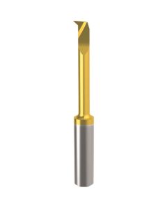 เม็ดมีดเซาะร่องสำหรับการประมวลผลเส้นผ่านศูนย์กลางภายใน การเคลือบ TiN GT106.4747.020.17.50 แอล T1