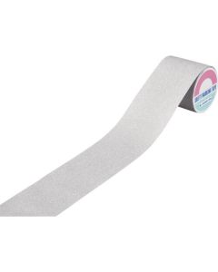 เทปกันลื่นสีเงิน ASS-105SL กว้าง 100มม. x 5ม. PVC + อนุภาคแร่ ใช้งานในร่มและกลางแจ้ง
