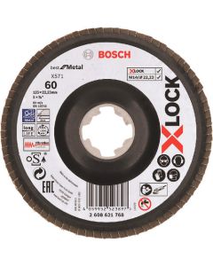 แผ่นขัด X-LOCK 125G60 ช่องลม