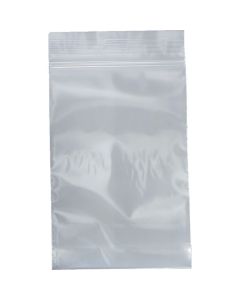 ถุงพลาสติกโพลีเอทิลีนแบบมีซิป หนา 0.04 มม. ขนาด 85 x 60 มม. จำนวน 300 ชิ้น