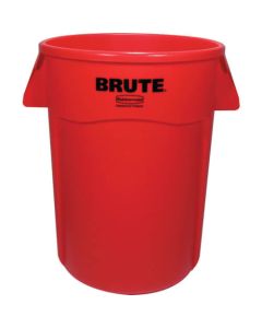 คอนเทนเนอร์เดรททรงกลมมีสลิท 166.5L สีแดง