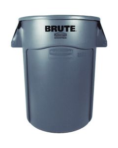 คอนเทนเนอร์เดรททรงกลมมีสลิท 166.5L สีเทา