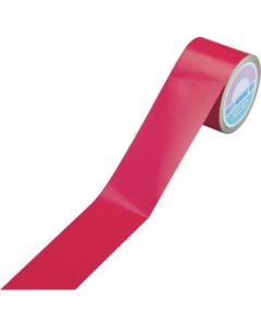 เทปตีเส้น (สะท้อนแสง) สีแดง Reflective-50R กว้าง 50 มม. x 10 ม. โพลีเอสเตอร์ในร่ม