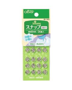 มี Snap 8mm สีเงิน 24 คู่