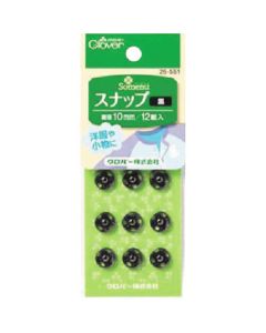 รวม Snap 10mm สีดำ 12 คู่