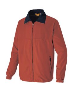 เสื้อแจ็คเก็ตตาข่ายด้านหลัง (unisex) สีแดง SS