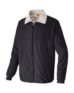 เสื้อแจ็คเก็ตตาข่ายหลัง (unisex) สีดำ 4L