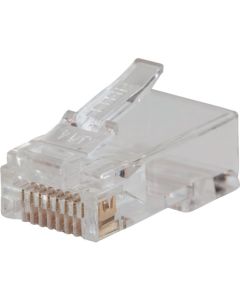 ปลั๊กโมดูลาร์แบบ Pass-Thru RJ45 CAT6 (แพ็ค 50 ชิ้น)