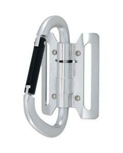 ตะขอเครื่องมือแบบคาราบิเนอร์อลูมิเนียม (เคลื่อนย้ายได้) F-55-S สีเงิน