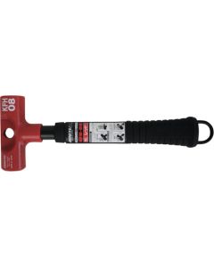ค้อนมีห่วงคล้องคาราบิเนอร์ 295mm x 100mm (D35) Red