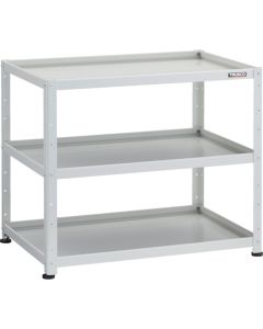 ชั้นวางของแบบติดน็อตขนาดเล็ก รุ่น Birdie Wagon Rack ขนาด 900 x 600 มม. 3 ชั้น สีขาว