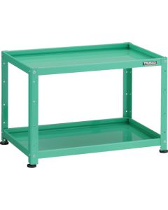 ชั้นวางของแบบติดน็อตขนาดเล็ก รุ่น Birdie Wagon Rack ขนาด 750 x 500 มม. 2 ชั้น สีเขียวอ่อน